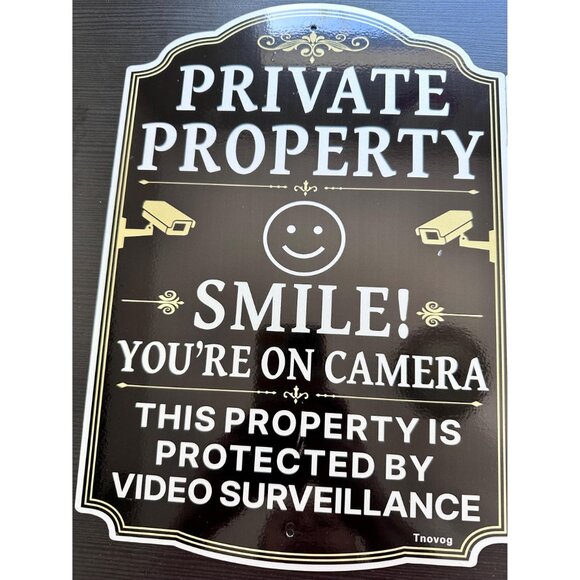 Private Property sign set of 2 – 10x14" aluminum, weather-resistant - Picture 8 of 10